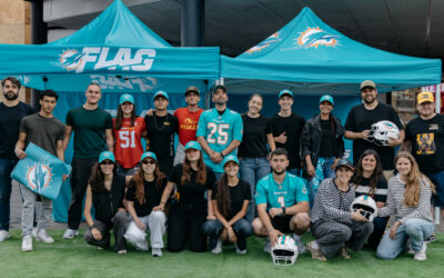 Los Miami Dolphins llevan el flag football y experiencias para aficionados en España