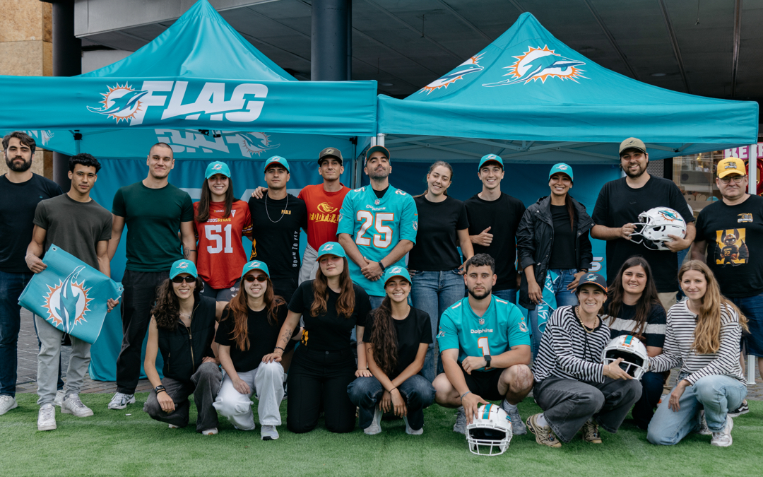 Los Miami Dolphins llevan el flag football y experiencias para aficionados en España